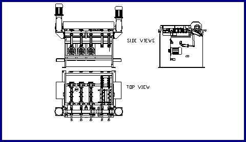 Truss girder welding machine