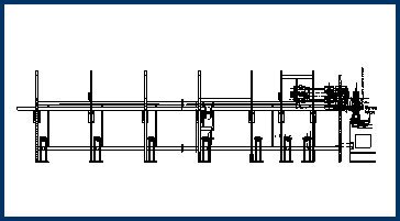 Truss girder welding machine