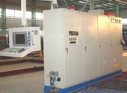 Truss girder welding machine